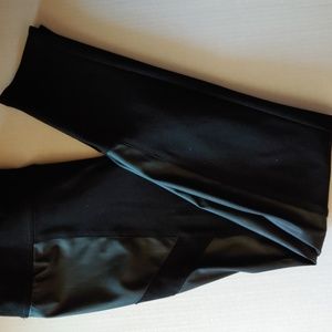 Sz S/R Vince Camuto Black leather/cloth